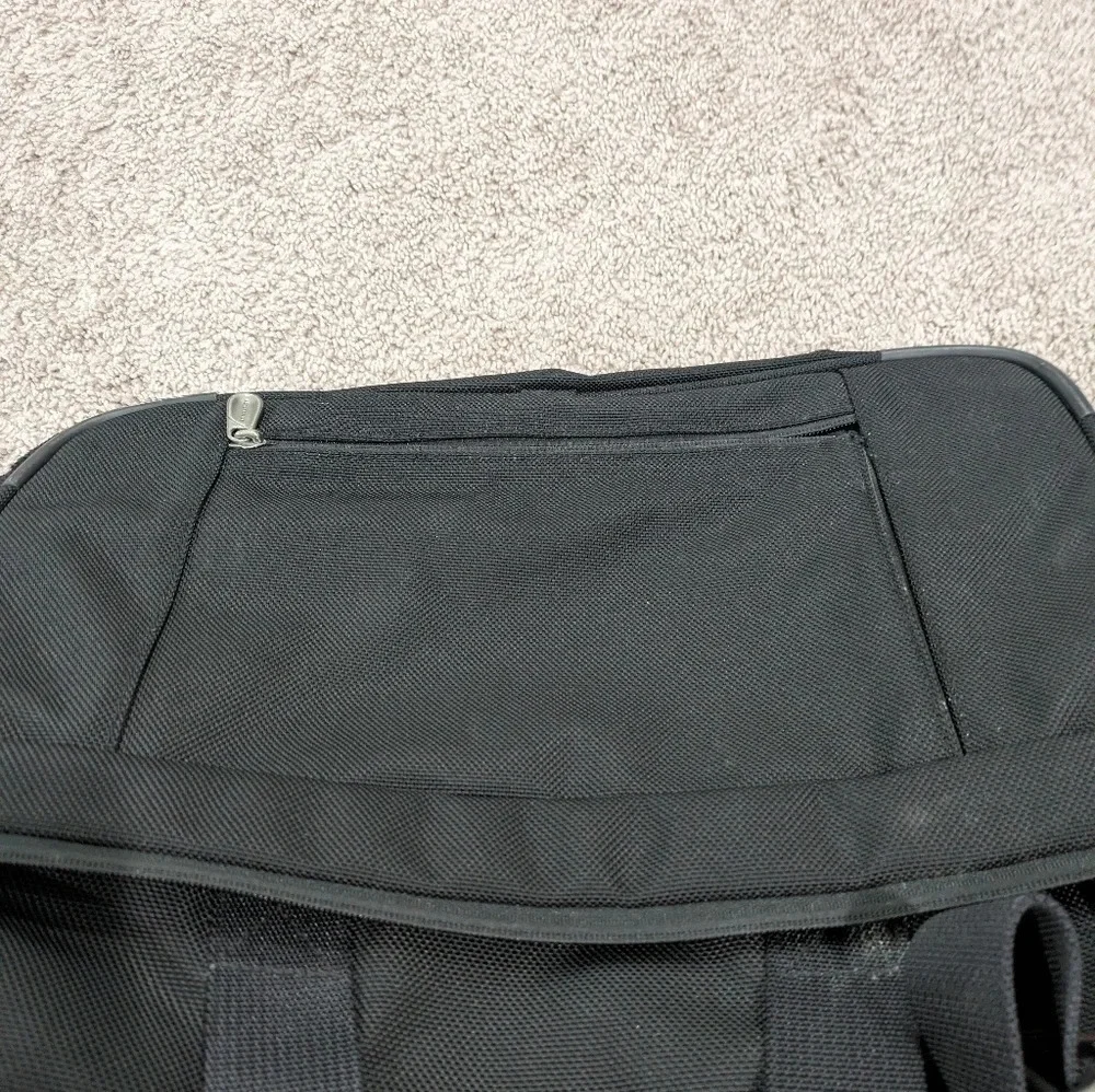 Briggs Riley Black Nylon Briefcase Laptop Bag Business‎ Travel Messenger